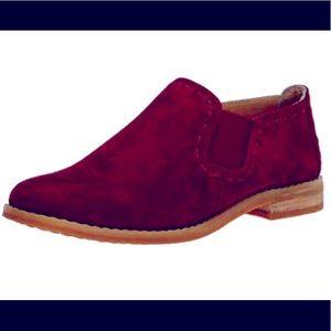 Hush Puppies Chardon Slip-On Dark Wine Suede